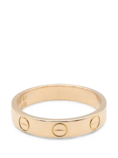 Pre-owned Cartier Mini Love Ring In Pink