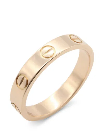 Pre-owned Cartier Mini Love Ring In Pink