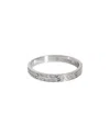 Cartier Mini Model Love 18k 0.38 Ct. Tw. Diamond Ring (authentic Pre-loved) In Metallic