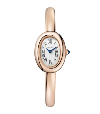 Cartier Mini Rose Gold Baignoire Watch