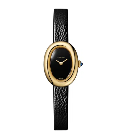 Cartier Mini Yellow Gold Baignoire De  Watch