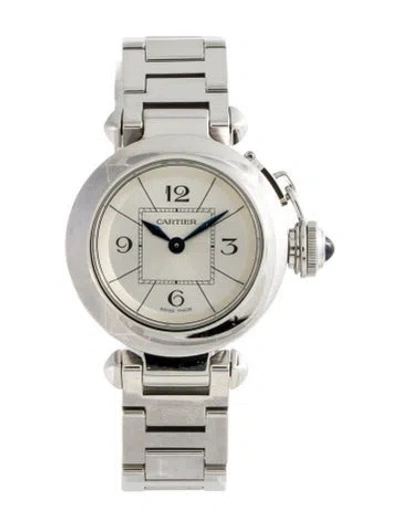 Pre-owned Cartier Miss Pasha Watch, 27mm In Multicolor