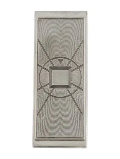 Pre-owned Cartier Money Clip In Silver