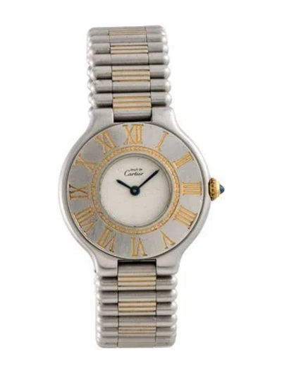 Pre-owned Cartier Must 21 Watch In Multicolor