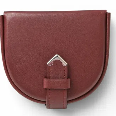 Pre-owned Cartier Must Bordeaux Leather Coin Purse/coin Case ()