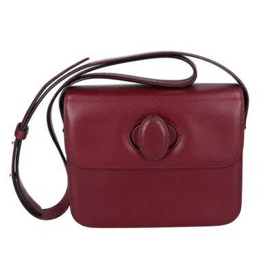 Pre-owned Cartier Must Bordeaux Leather Shoulder Bag () In Burgundy