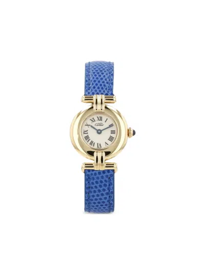 Pre-owned Cartier Must Colisée 22mm In White