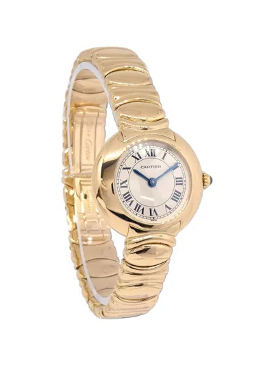 Pre-owned Cartier Must Colisée Belle Époque 26mm Watch In Neutrals