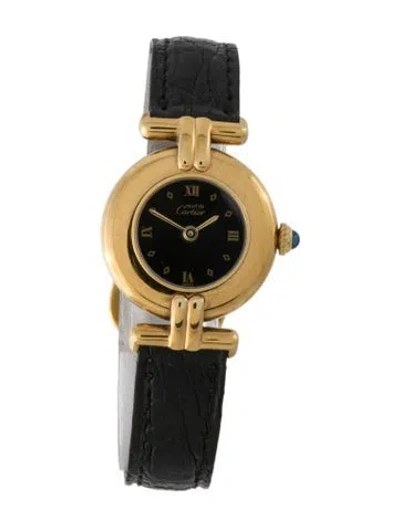 Pre-owned Cartier Must Colisée Watch In Multi