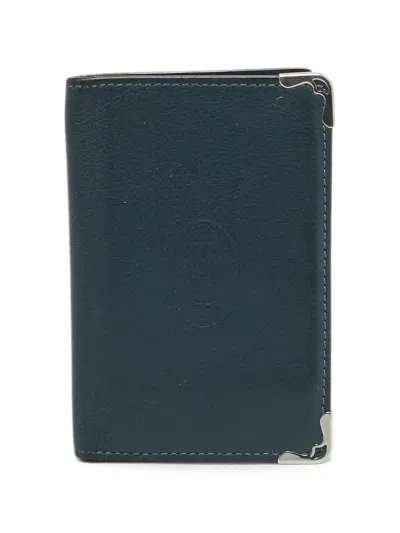 Pre-owned Cartier Must De  Cardholder In Blue