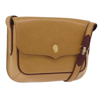 Pre-owned Cartier Must De  Leather Beige Leather Shoulder Bag Bag ()