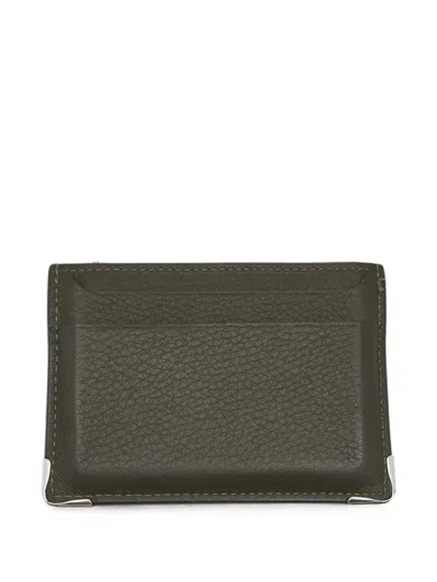 Pre-owned Cartier Must De  Leather Card Holder In Brown