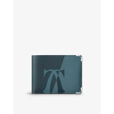 Cartier Womens Grey Must De Leather Wallet