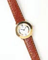 Cartier Must De  Ronde 27mm Ref 1801 Watch In Brown