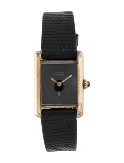 Pre-owned Cartier Must De  Tank Watch In Multi