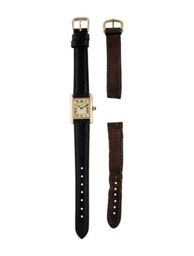 Pre-owned Cartier Must Tank Watch In Multi
