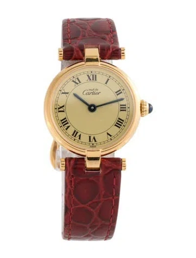 Pre-owned Cartier Must Vendôme Louis  Watch In Multicolor