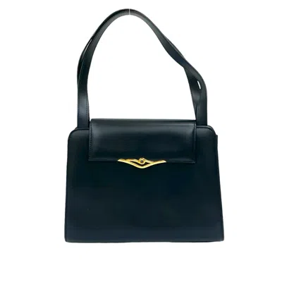 Pre-owned Cartier Navy Leather Handbag Tote Bag ()