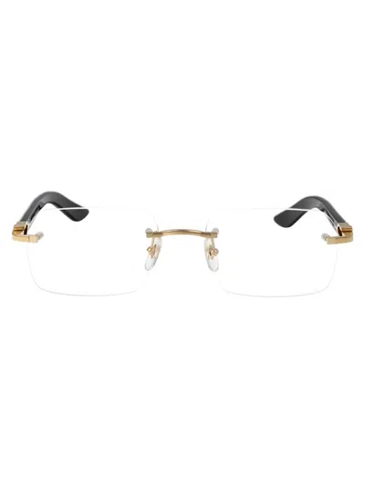 Cartier Optical In 002 Gold White Transparent