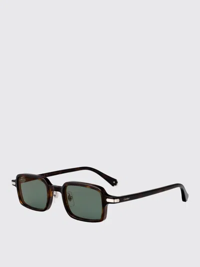 Cartier Optical Frames Men Beige In Brown