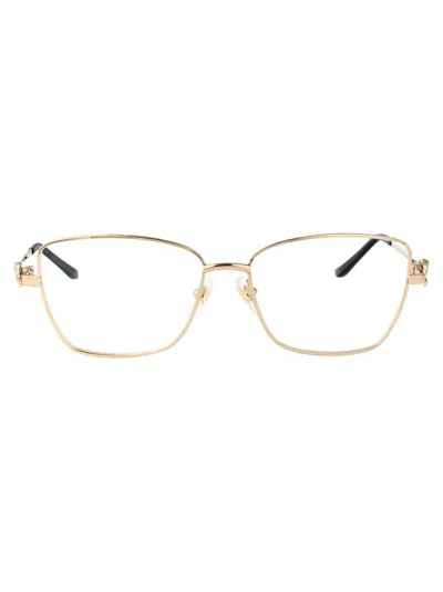 Cartier Optical In Gold Gold Transparent