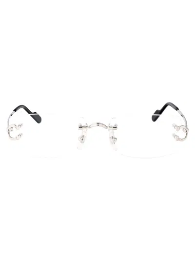 Cartier Optical In Silver-silver-transparent