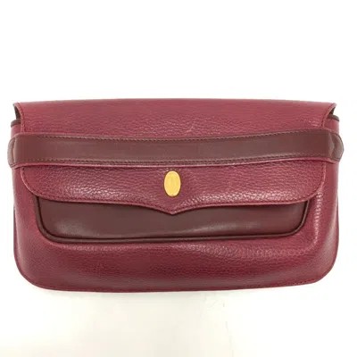 Pre-owned Cartier Other Leather Clutch Bag ()