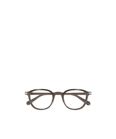 Cartier Oval Frame Glasses In Brown