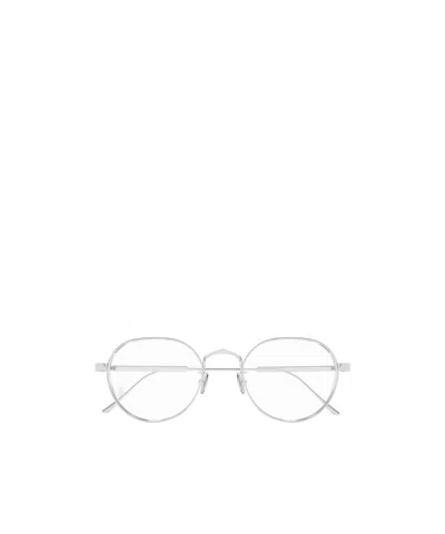 Cartier Oval Frame Glasses In White
