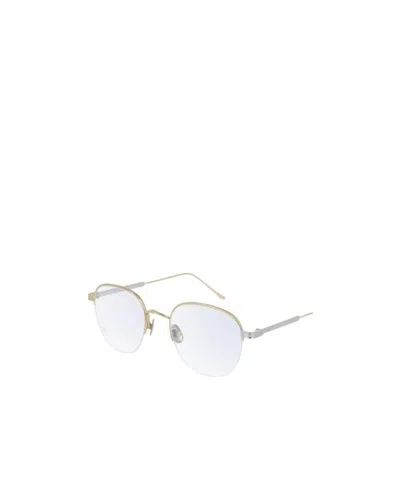 Cartier Oval Frame Glasses In White