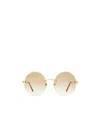 Cartier Oval-frame Sunglasses In Gold