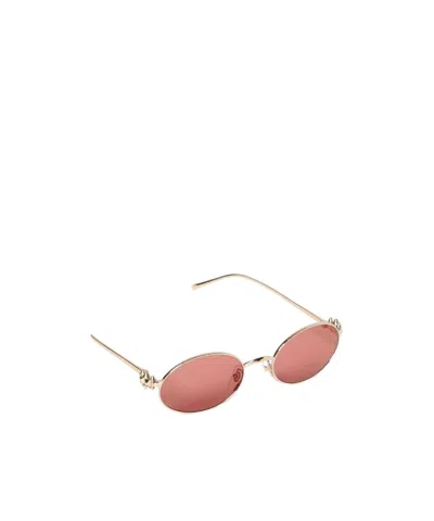 Cartier Oval Frame Sunglasses In Multi