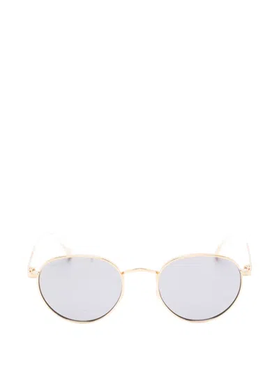 Cartier Oval-frame Sunglasses In Gold