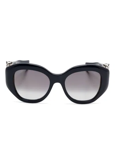 Cartier Oversize-frame Sunglasses In Blue