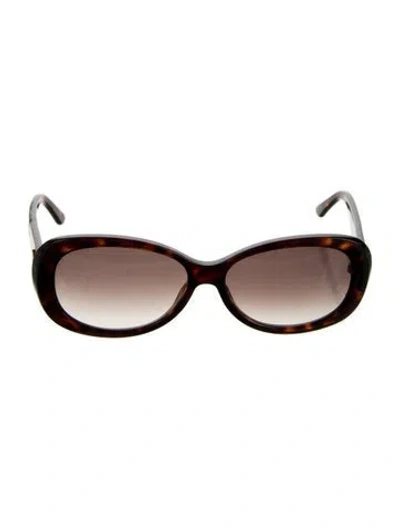 Pre-owned Cartier Oversize Gradient Sunglasses In Brown