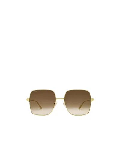 Cartier Oversized Gradient Sunglasses In Green