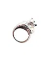 CARTIER CARTIER PANTHER 18K 0.02 CT. TW. TSAVORITE & 8MM PEARL PANTHER RING (AUTHENTIC  PRE-OWNED)