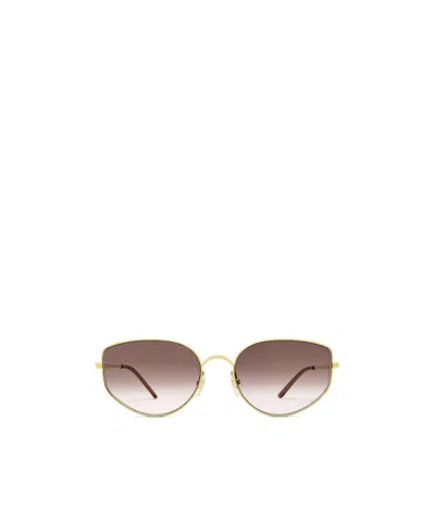 Cartier Panther-detail Sunglasses In Brown