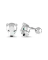 Cartier Mens Panthère De  Palladium-plated Sterling Silver And Lacquer Cufflinks
