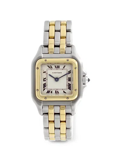 Pre-owned Cartier Panthère 22mm Watch In Neutral