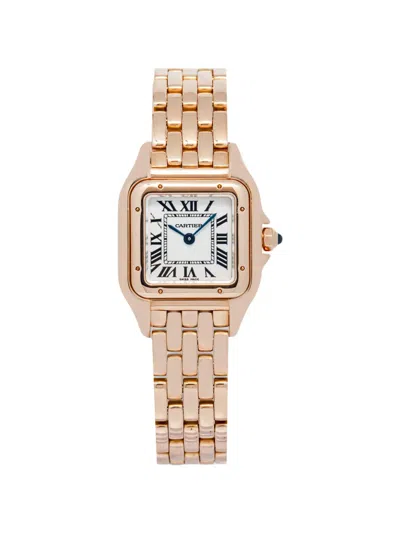 Pre-owned Cartier Panthère 22mm Watch In White