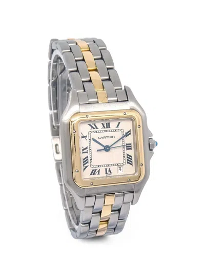 Pre-owned Cartier Panthère 26mm Watch In Neutrals