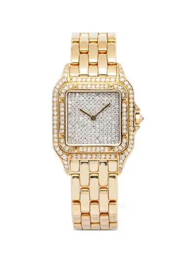 Pre-owned Cartier Panthère 27mm Watch In White