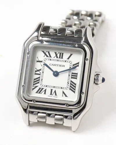 Cartier Panthere 28mm 2017 Full Set Watch In Silver