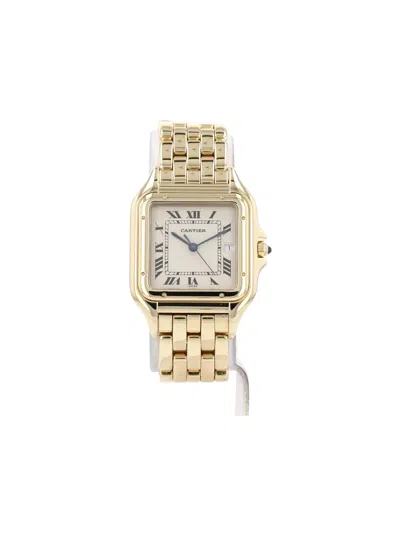 Pre-owned Cartier Panthère 28mm In Gold