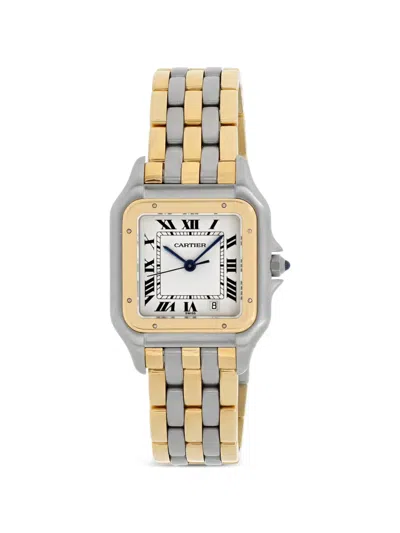 Pre-owned Cartier Panthere 43mm Watch In White