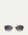 Cartier Full Frame Sunglasses In Gold