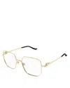 Cartier 57mm Rectangular Optical Glasses