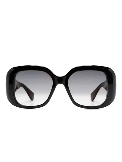 Cartier Panthere Classic Square-frame Sunglasses In Black