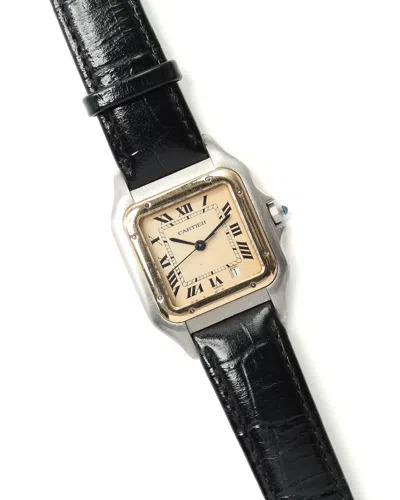 Cartier Panthère Date 27mm Watch In Black